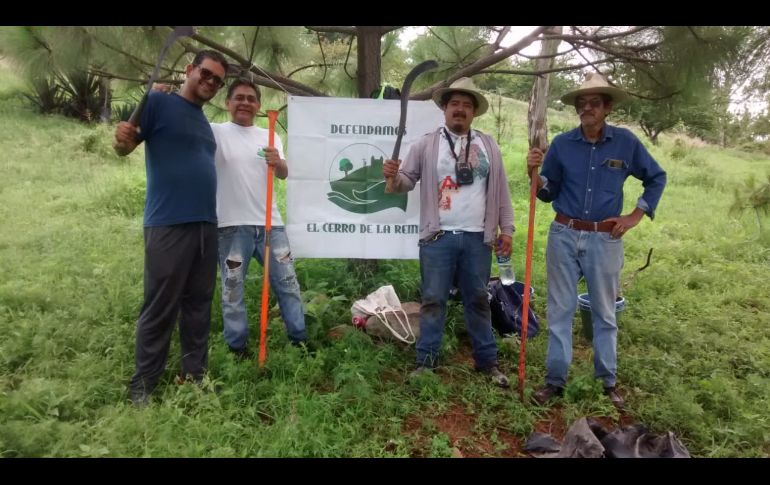 El Bosque Comunitario Guadalajara, el Colectivo Defendamos el Cerro de la Reina, el Colectivo Foco Tonal de Santa Cruz de las Huertas y el Colectivo Tonalá, fueron algunas de las organizaciones quienes participaron en las actividades. CORTESÍA /Colectivo 'Defendamos el Cerro de la Reina'