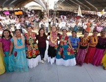 Durante la asamblea informativa también reconoció el gran trabajo realizado por el presidente, Andrés Manuel López Obrador, quien puso en marcha programas sociales para ayudar a millones de personas. CORTESÍA