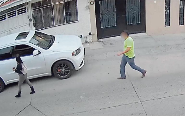 Se ha vuelto viral el video en el que se observa el asesinato de Milagros Monserrat en León. ESPECIAL