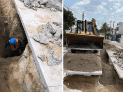 De acuerdo con las autoridades, los túneles se formaron por fugas de agua, por lo que autoridades y personal capacitado hará una revisión en la infraestructura. Cortesía Ayto. Guadalajara.