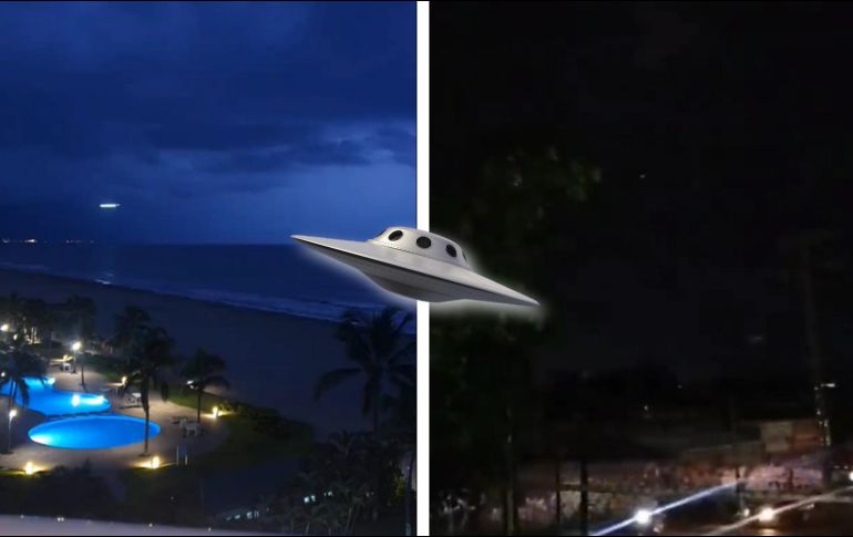 Dos fenómenos fueron captados en Puerto Vallarta y Guadalajara; usuarios dicen que se trata de ovnis. TWITTER / @Kary_qh / @gurrola_edmundo