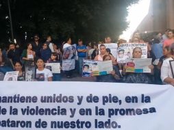 Habitantes de Lagos de Moreno salieron a las calles para manifestarse. CORTESÍA