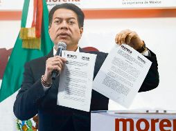 Mario Delgado expuso el método que se realizará en este proceso. EL UNIVERSAL