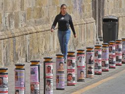 Los manifestantes expresaron su solidaridad con las familias de los cinco jóvenes desaparecidos el pasado viernes y les recordaron que no están solos. EL INFORMADOR / ARCHIVO