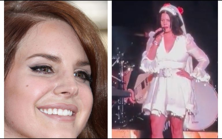 Lana del Rey en el recinto Foro Sol de la Ciudad de México. ESPECIAL/ AFP/ TWITTER/ ARCHIVO