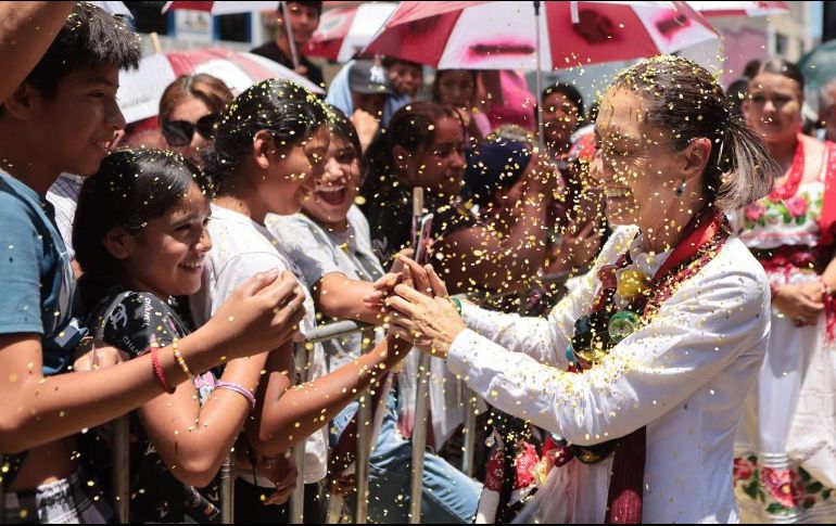 Sheinbaum destacó que solo trabajando en unidad puede asegurarse que las mexicanas y los mexicanos tengan acceso a mejores condiciones de vida. CORTESÍA