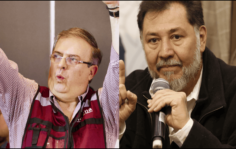 Fernández Noroña aseguró que los dichos de Ebrard corresponden a que está actuando con ambición, pues no son verdaderos y con ellos prepara su salida. ESPECIAL / SUN