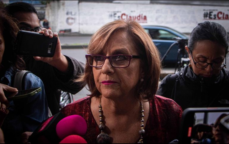 Martha Lucía Micher, representante de Marcelo Ebrard, mencionó que no firmó el acuerdo de confidencialidad para no revelar los nombres de las empresas insaculadas. SUN/G. Pano