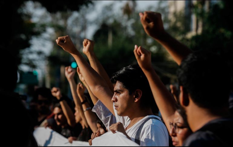 Familias de los cinco amigos que desaparecieron el pasado 11 de agosto en Lagos de Moreno convocan a una marcha del silencio esta noche. EL INFORMADOR/ARCHIVO.
