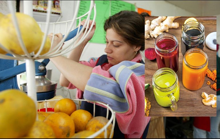 Los jugos naturales siempre son buena opción para mejorar nuestro día a día. EL INFORMADOR/ ARCHIVO