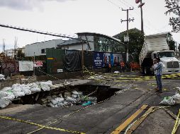 El incidente ocurrió en el cruce de Mariano Otero, contraesquina de Plaza del Sol, en el predio contiguo a una sucursal de comida rápida. EL INFORMADOR / H. Figueroa