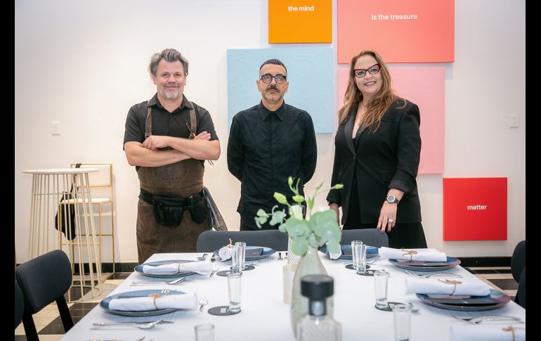 Poncho Cadena, Omar Guerra y María Gómez.GENTE BIEN JALISCO/ Jorge Soltero