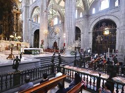 Debido a las pasadas lluvias, la Catedral Metropolitana registró daños en su infraestructura. EL UNIVERSAL/B. Fregoso.