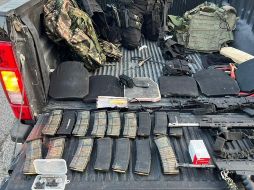 Elementos de la Secretaría de Seguridad Pública del Estado se enfrentaron a sujetos armados en calles de la cabecera municipal, evento que deja una persona detenida. ESPECIAL