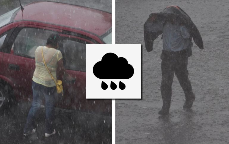 Para Jalisco se esperan condiciones de lluvia con actividad eléctrica al final del día, principalmente en las regiones costeras, serranas y sur del mismo. NTX / ARCHIVO