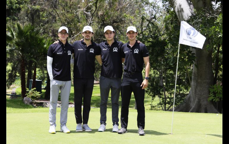 Álvaro Lapuente Orendain, Pablo Martínez Gallardo, Andrés Cervantes Topete y Pablo Díaz del Castillo Álvarez. GENTE BIEN JALISCO/ Claudio Jimeno