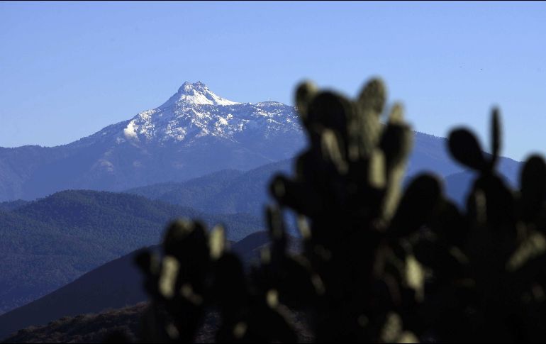 Vista del volcán Nevado de Colima, desde Tapalpa. EL INFORMADOR / ARCHIVO