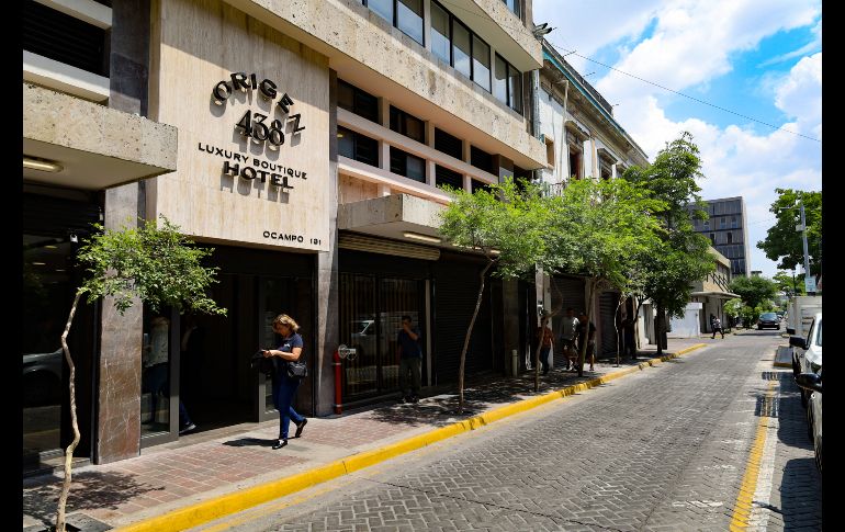 El edificio está ubicado en la calle Ocampo número 131 en la zona centro de Guadalajara y tendrá 26 habitaciones y suites con minibar surtido, pantalla plana, televisión inteligente. EL INFORMADOR /A. Navarro