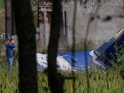 Restos del avión Embraer-135 que se estrelló al norte de Moscú, donde murió Yevgueni Prigozhin. EFE