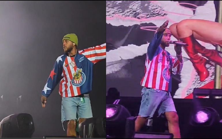Fue la cuenta oficial de Chivas en Twitter quien compartió un video del artista de la música urbana en donde está cantando uno de sus temas y en ese momento lleva puesta la camiseta rojiblanca. TWITTER / @chivas
