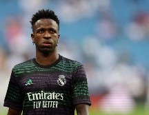 Será este lunes cuando se le realicen los exámenes correspondientes al brasileño Vinicius Jr para conocer de manera exacta la gravedad de su lesión. AFP / ARCHIVO