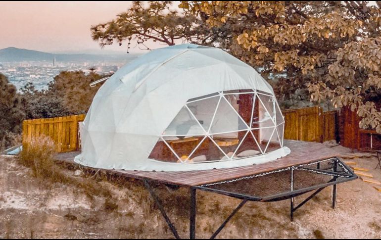 Estos espacios, rodeados de la naturaleza, ofrecen las comodidades de un hotel de lujo. CORTESÍA