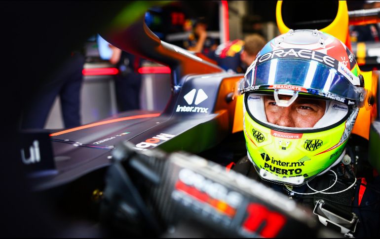 Checo Pérez perdió su podio en Países Bajos. RED BULL CONTENT POOL