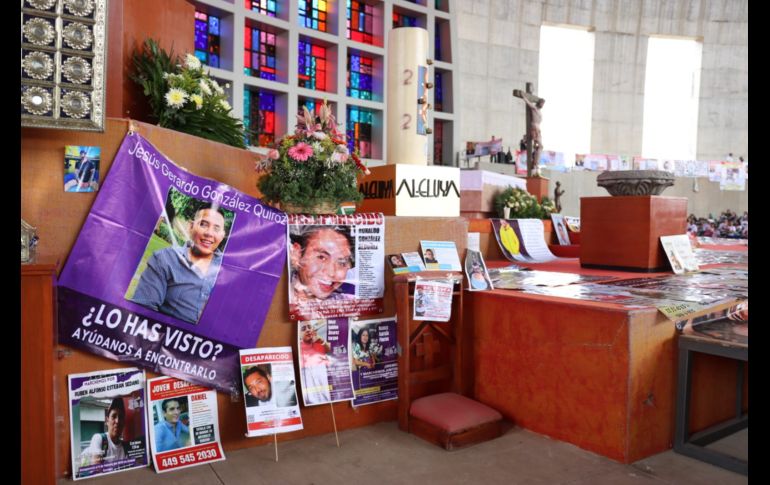 Durante la misa realizada en el Santuario de los Mártires en el marco del Día Internacional de las Víctimas de Desapariciones Forzadas el arzobispo también pidió a las autoridades que busquen dar solución a las familias. EL INFORMADOR / H. Figueroa