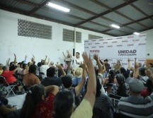 En sus discursos, resaltó la instrucción seguida por los gobiernos surgidos de la Cuarta Transformación, que implica escuchar y respetar las voces del pueblo. CORTESÍA