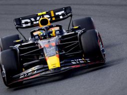 Sergio Pérez se logró ubicarse en el cuarto sitio del GP de Países Bajos. EFE