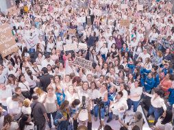 Xóchitl Gálvez se reunió ayer con militantes en Aguascalientes. EL UNIVERSAL