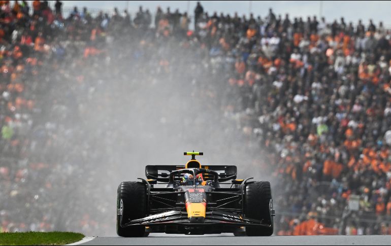 SERGIO PÉREZ. La próxima carrera de la F1 será la del Gran Premio de Italia el domingo 3 de septiembre. AFP / J. Thys