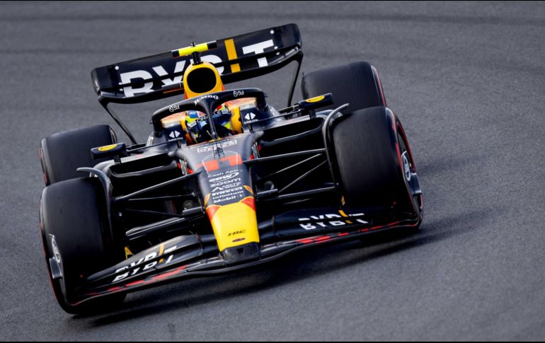 Sergio Pérez se quedó fuera del podio en el GP de Países Bajos./ EFE