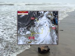 A las 09:00 horas, la tormenta tropical 