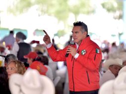 Alejandro Moreno, admitió que las encuestas no le favorecen a Beatriz Paredes. ESPECIAL/@PRI_Nacional