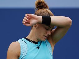 Sakkari ha sido eliminada en la primera ronda de un Grand Slam por tercera ocasión consecutiva. EFE/W. Oliver