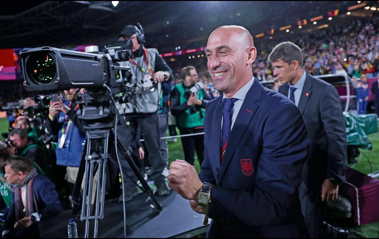 Luis Rubiales cumple una suspensión provisional de 90 días impuesta por la FIFA. AFP/F. Fife