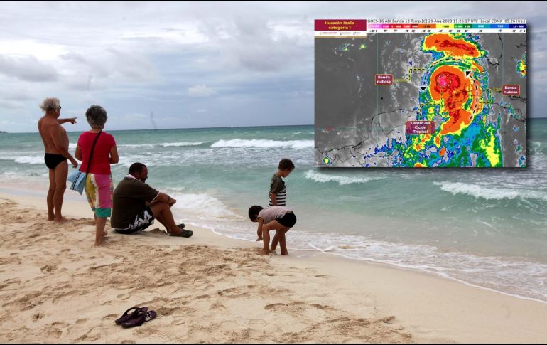Autoridades piden extremar precauciones a la población en general en las zonas de los estados mencionados por lluvias, viento y oleaje. NTX / ARCHIVO