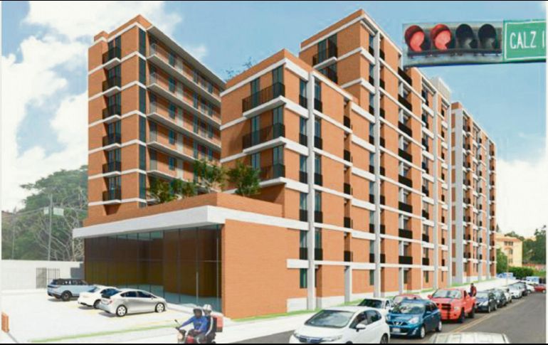 Proyección del edificio en Monte Lisboa. ESPECIAL