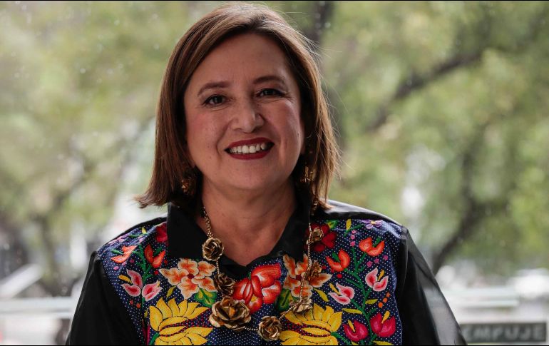 XÓCHITL GÁLVEZ. La encuesta corresponde al 50% del total, mientras que el 50% restante será de una consulta que se realizará el domingo, en caso de que Beatriz Paredes se mantenga en la contienda por la candidatura. SUN / ARCHIVO
