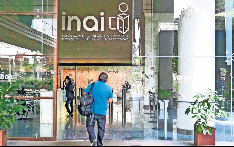 El Instituto Nacional de Transparencia, Acceso a la Información y Protección de Datos Personales, actualmente cuenta con cuatro comisionados para sesionar. EL INFORMADOR/ Archivo