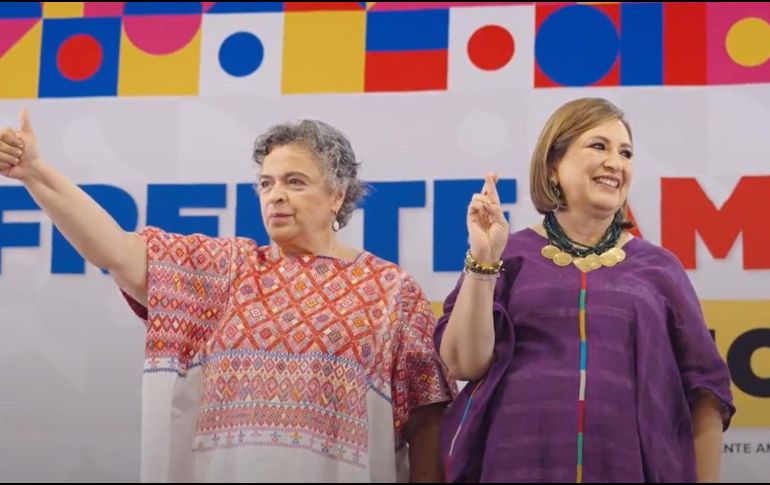 Xóchitl Gálvez ganó en preferencias la segunda encuesta del Frente Amplio. TWITTER/ @XochitlGalvez