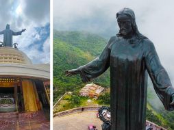 Cristo Rey está listo, tras seis meses de restauración. TWITTER / @diegosinhue