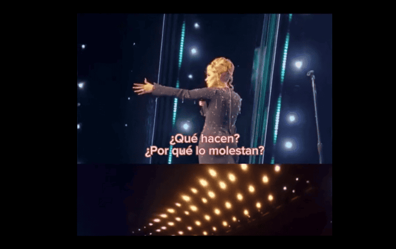 Adele procedió a defender al chico y le pidió al de se seguridad que lo dejaran tranquilo. ESPECIAL