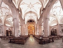 Interior de la catedral de Zacatecas. Un espacio divino, donde los corazones se cruzan. CORTESÍA/Turismo Zacatecas