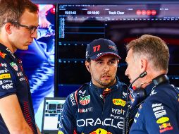 Checo remontó en Italia. RED BULL CONTENT POOL