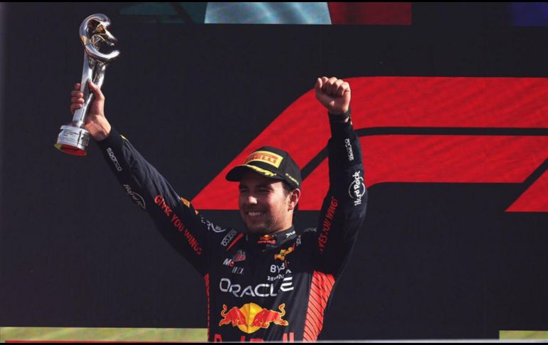 Checo Pérez tuvo una gran actuación en el GP de Italia.  TWITTER  / @SChecoPerez