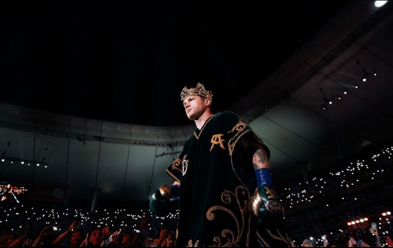 Esta próxima pelea será la 64 de Álvarez y está pactada por los 168 libras. ESPECIAL/@Canelo