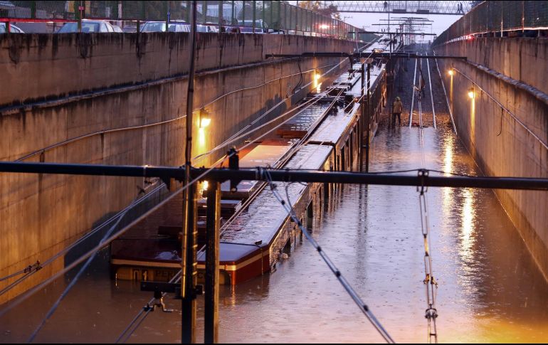 En 2018, el Tren Ligero se inundó tras una lluvia especialmente desastrosa. EL INFORMADOR/ ARCHIVO