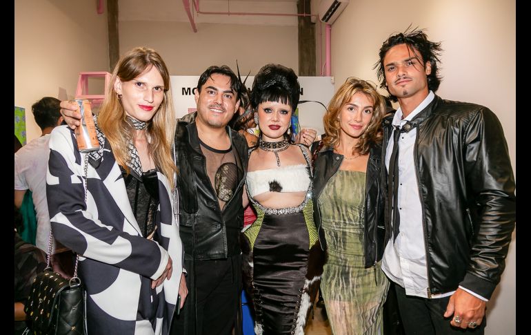 Alexandra Wünsche, Mick Mares, Vanebon, Carmen Sonnberger y Jan Wünsche. GENTE BIEN JALISCO/ Jorge Soltero